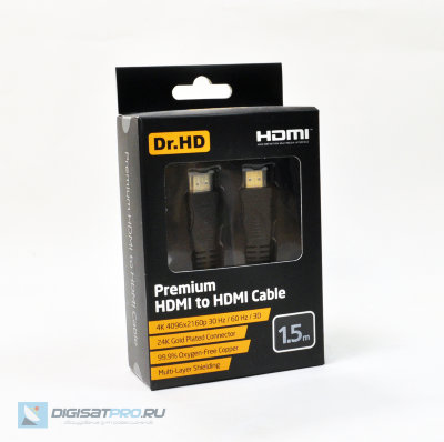 Кабель HDMI Dr.HD 1.5м Premium 