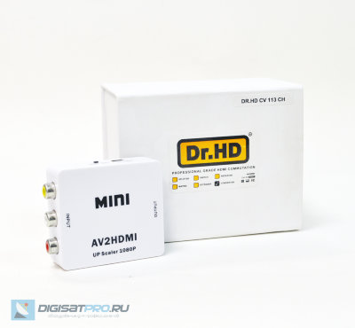 Конвертер Dr.HD AV в HDMI (Upscaler 1080p)